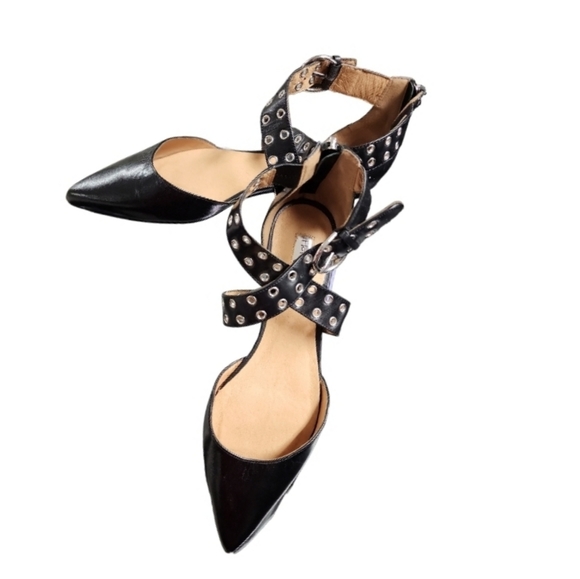 Halogen Shoes - 026 🔥NEWER🔥 Sz 8.5 WIDE Halogen Molly Pointed Toe  Black Flats